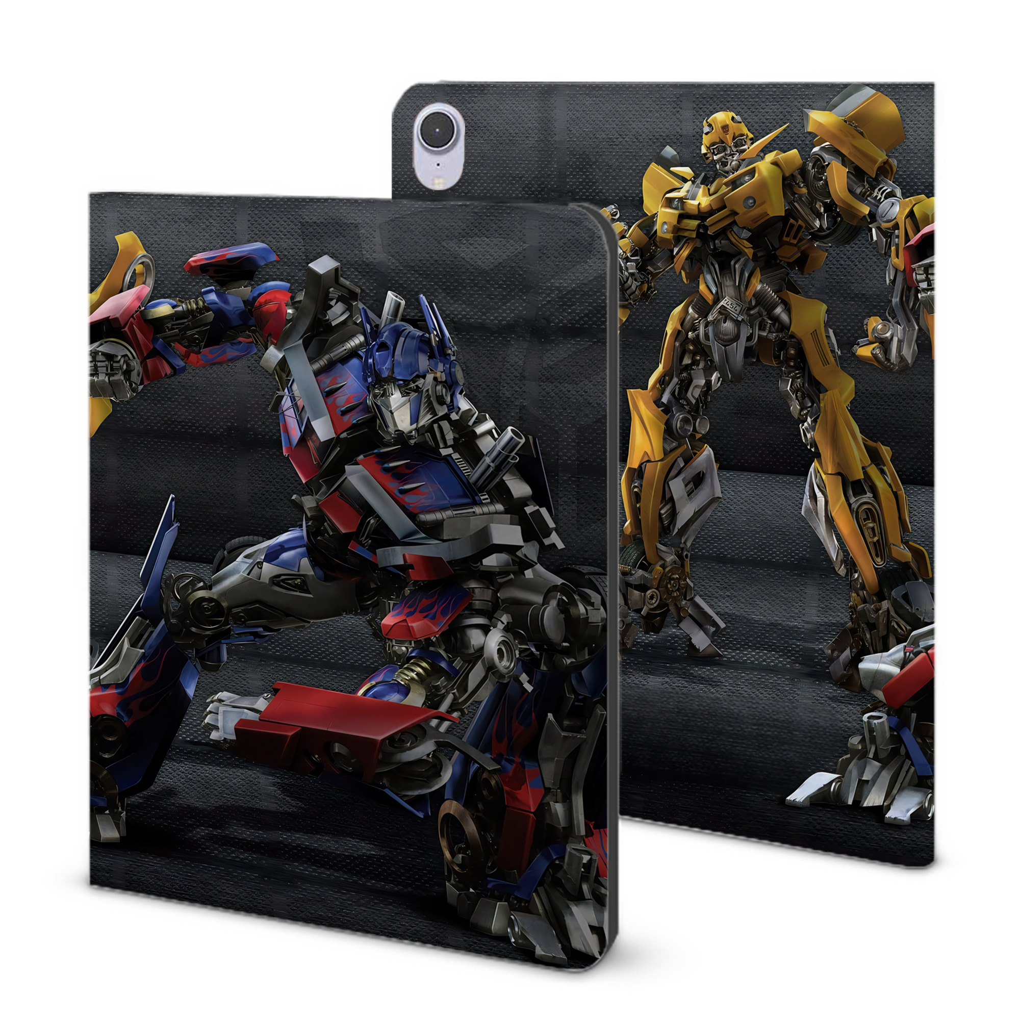 （画像用） Transformers トランスフォーマー IPad ケース ブック型 PUレザー TPU 耐衝撃 軽量 薄型 ペン収納なし 全面保護 IPad 各モデル対応